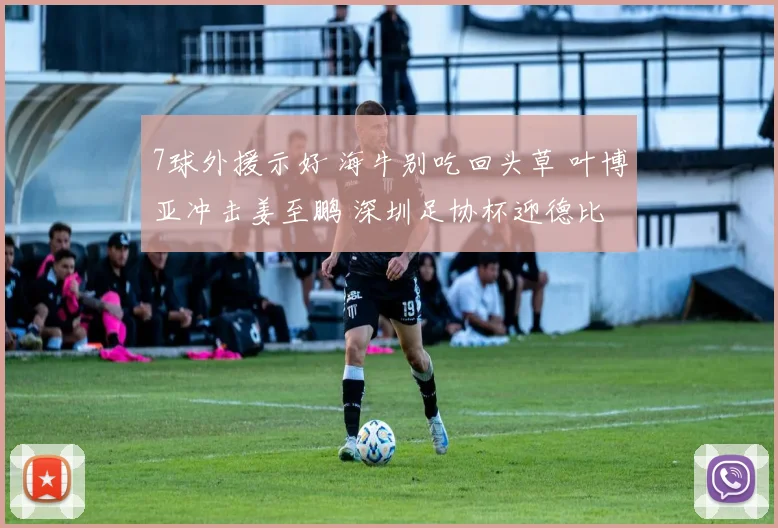 7球外援示好 海牛别吃回头草 叶博亚冲击姜至鹏 深圳足协杯迎德比
